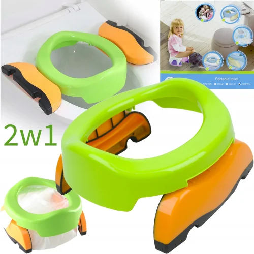 NAKŁADKA NA SEDES NOCNIK TURYSTYCZNY ZIELONY + WORKI