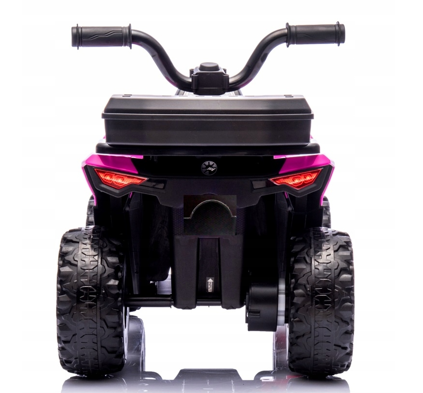 Quad elektryczny dla dzieci na akumulator muzyka światło Akumulator litowo-jonowy różowy