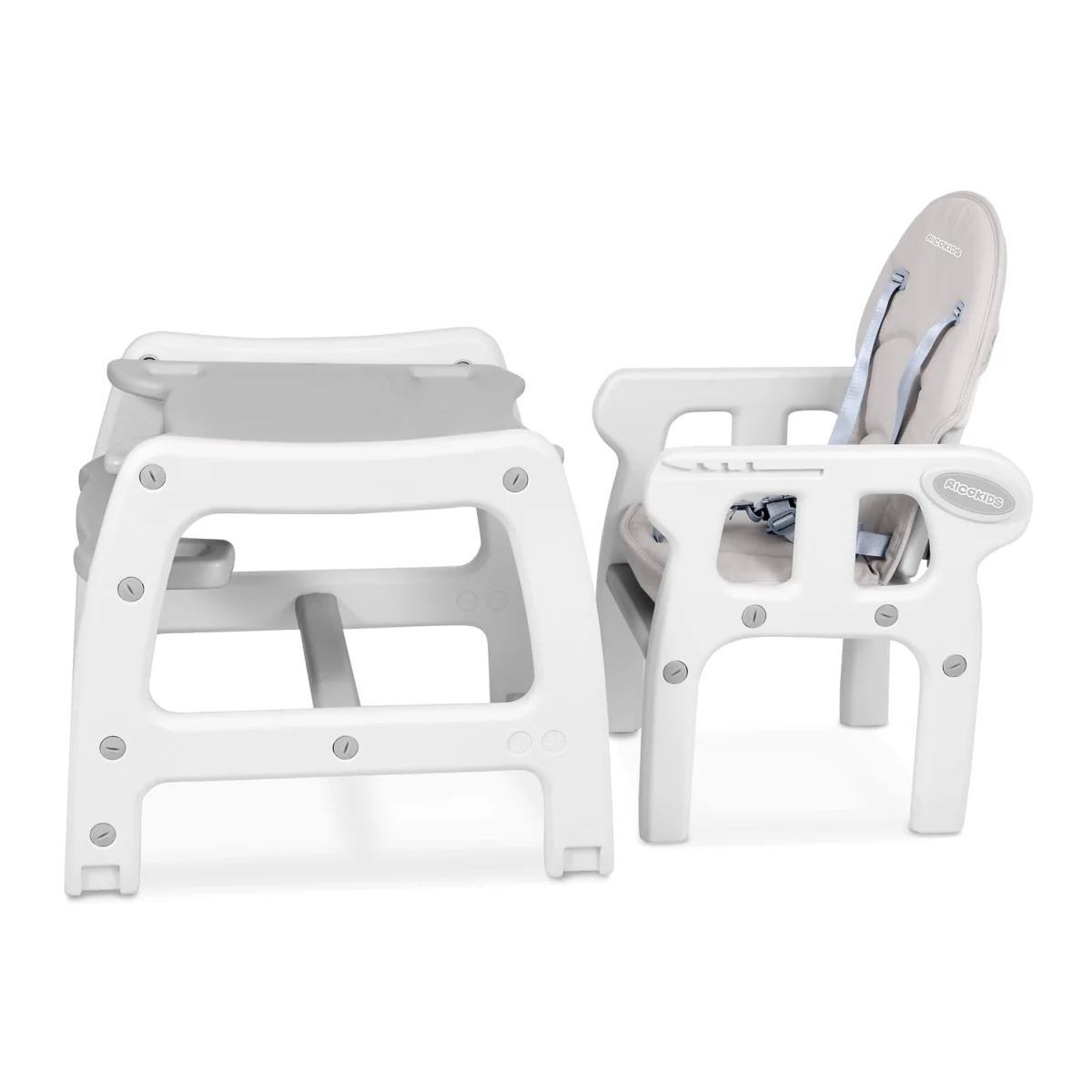 Krzesełko do karmienia 5w1 Sinco szare