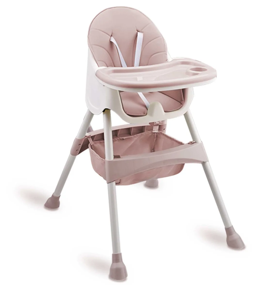 Krzesełko do karmienia ze stolikiem Milo różowe