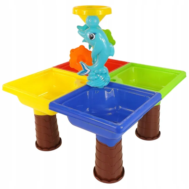 Stolik do piasku i do wody delfin młyn 25 el 9829