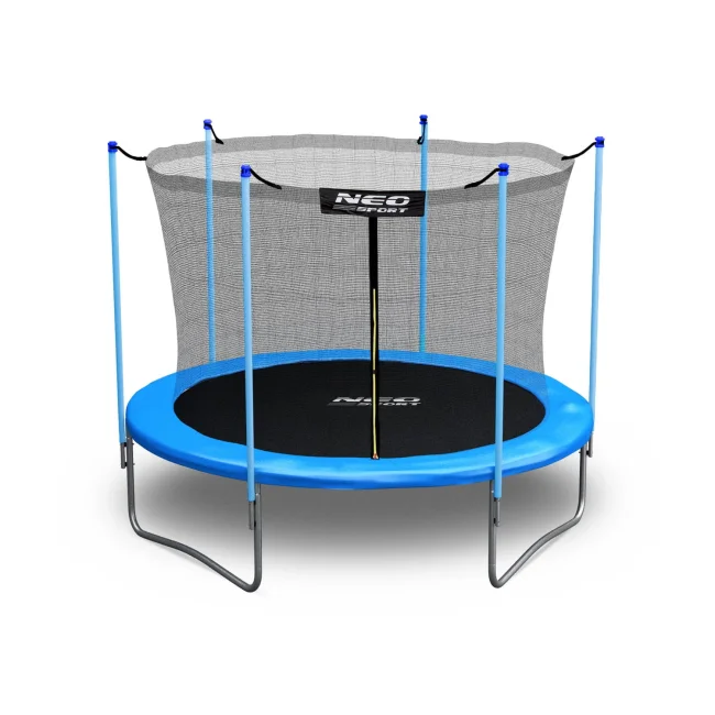 Trampolina ogrodowa 8ft/252cm z siatką wewnętrzną i drabinką Neo-Sport