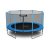 Trampolina ogrodowa 12ft/374cm z siatką zewnętrzną i drabinką Neo-Sport