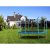 Trampolina ogrodowa 13ft/404cm z siatką wewnętrzną i drabinką Neo-Sport