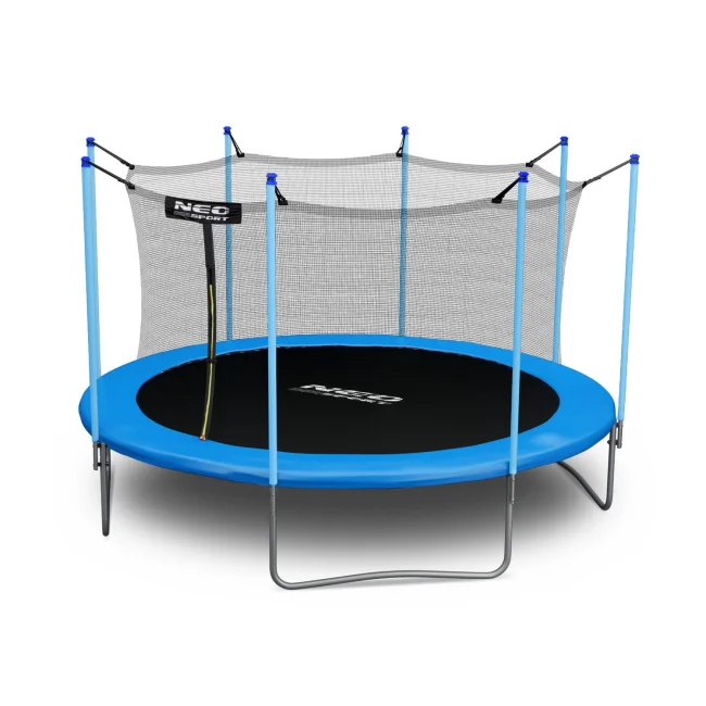 Trampolina ogrodowa 13ft/404cm z siatką wewnętrzną i drabinką Neo-Sport