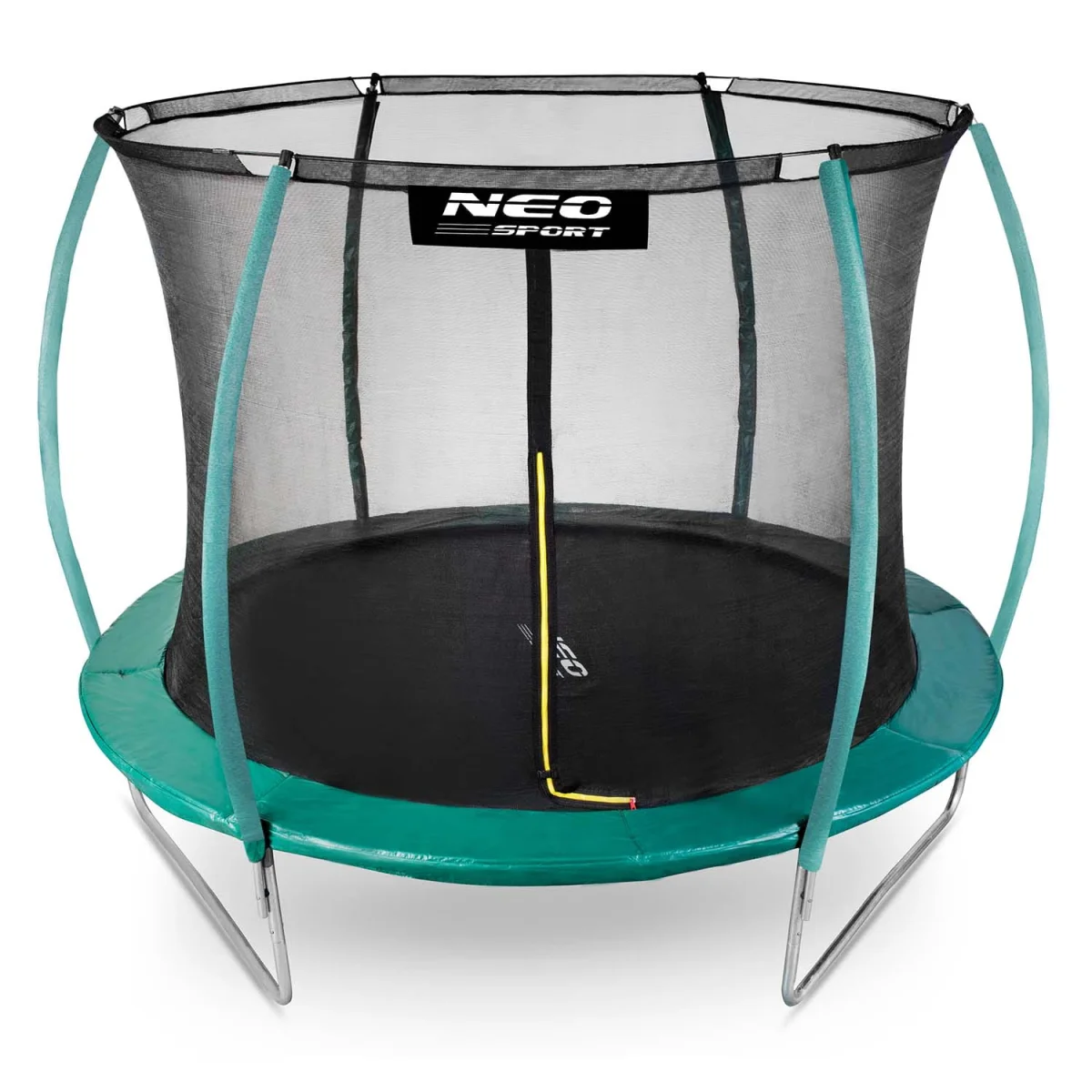 Trampolina ogrodowa 10ft/312cm z siatką, profilowanymi słupkami i drabinką Neo-Sport