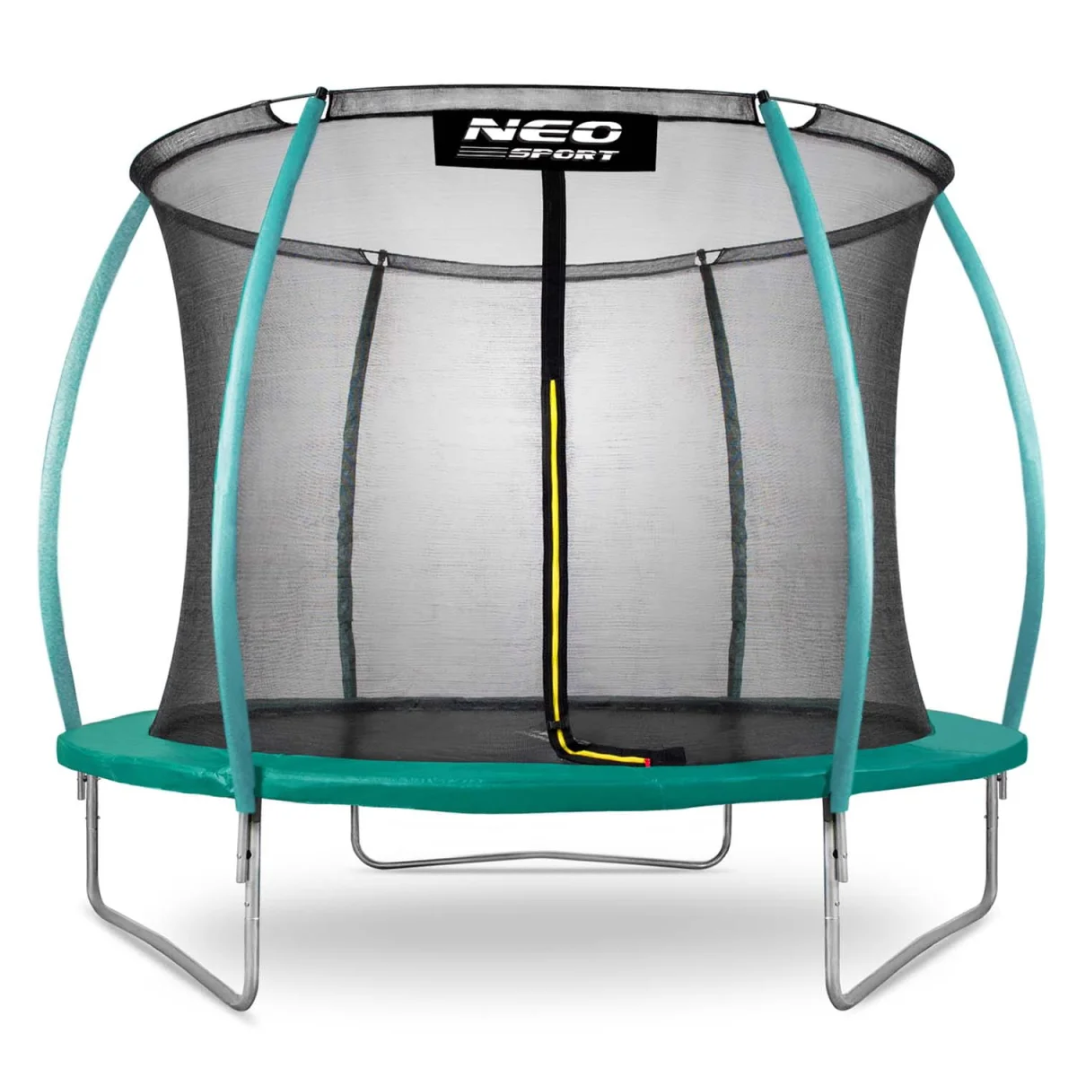Trampolina ogrodowa 10ft/312cm z siatką, profilowanymi słupkami i drabinką Neo-Sport