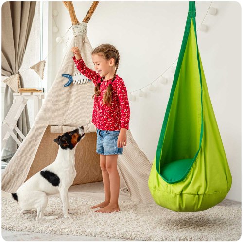 Kokon fotel wiszący Neo-Sport zielony