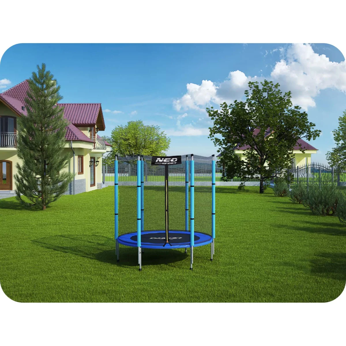 Trampolina ogrodowa dla dzieci 140 cm 4,5ft Neo-Sport