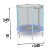 Trampolina ogrodowa dla dzieci 140 cm 4,5ft Neo-Sport