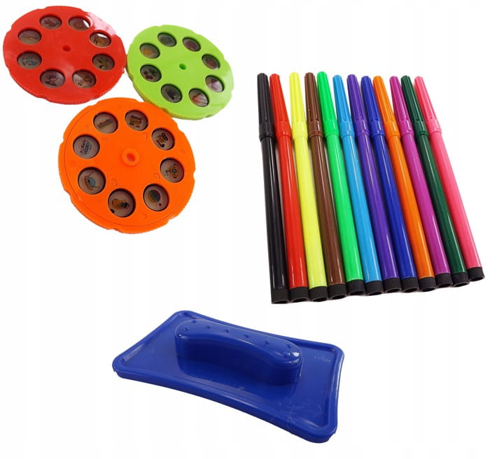 Projektor z rzutnikiem do nauki rysowania dla chłopca – motyw Smoka