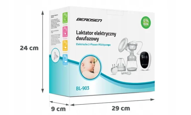 Laktator elektryczny dwufazowy dla mamy BERDSEN twojadzidzia 10.jpg