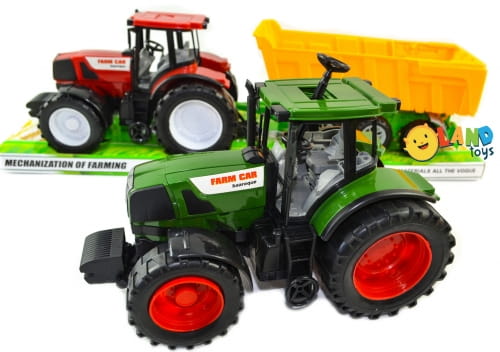 Lt276 duży traktor z przyczepą wywrotką 54cm