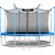 Trampolina ogrodowa 15ft/465cm z siatką wewnętrzną i drabinką Neo-Sport