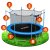 Trampolina ogrodowa 15ft/465cm z siatką wewnętrzną i drabinką Neo-Sport