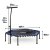 Trampolina fitness z uchwytem 127 cm Neo-Sport - sześciokątna niebieska