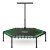Trampolina fitness z uchwytem 127 cm Neo-Sport - sześciokątna zielona