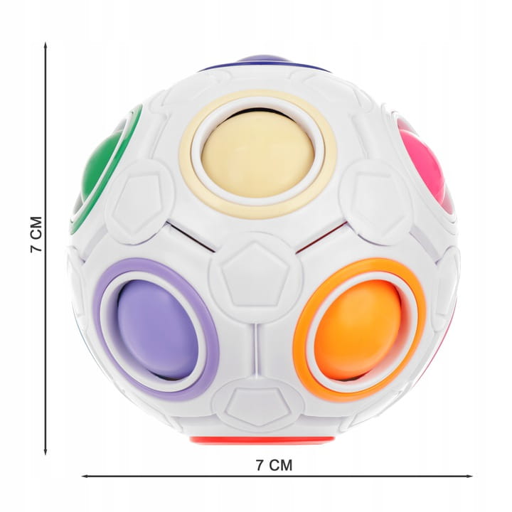 Piłeczka antystresowa dla dzieci magiczna kula łamigłówka logiczna układanka specyfikacja.jpg