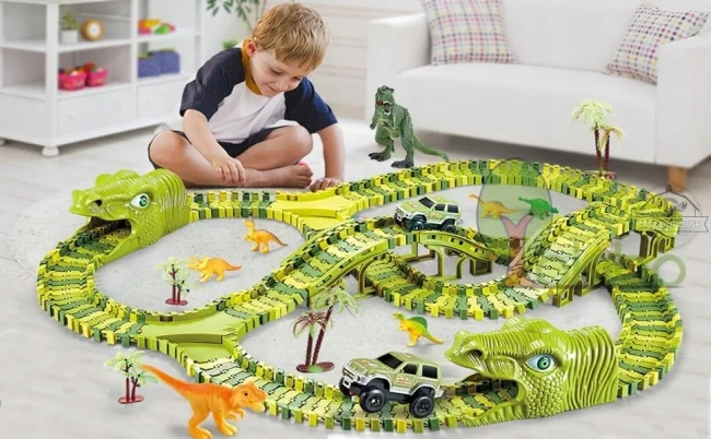 Tor wyścigowy dla dzieci park dinozaurów dla chłopca  dziewczynki.jpg