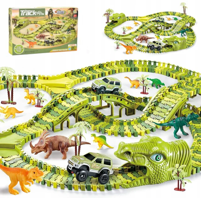 Tor wyścigowy dla dzieci park dinozaurów dla chłopca dziewczynki td.jpg
