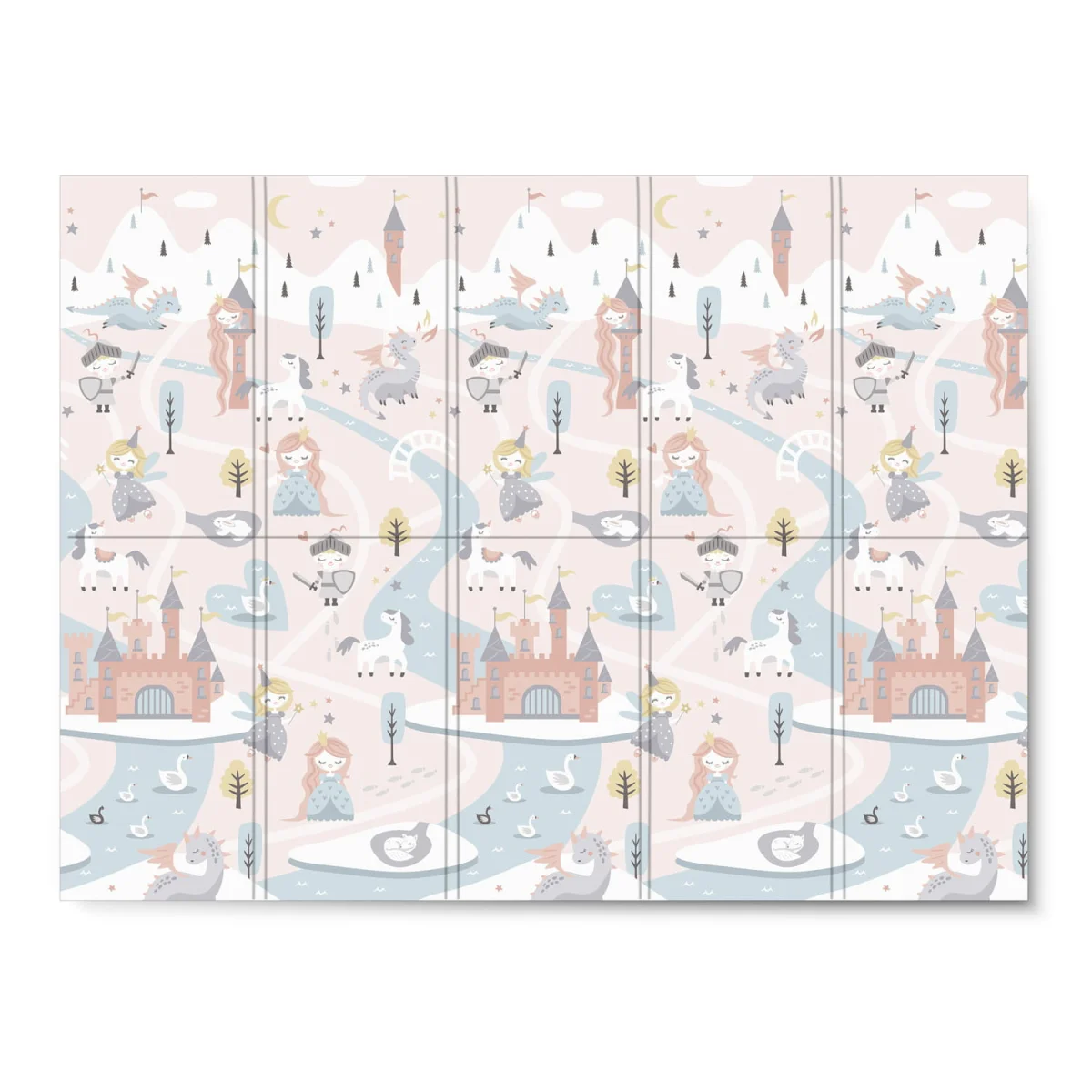 Mata piankowa składana 200 x 150 x 1 cm Nukido NK-341