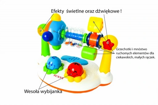 muzyczne krolestwo dla dzieci grzechotka cent
