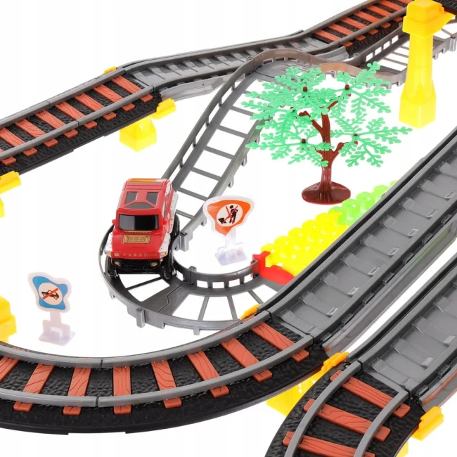 Ogromny tor wyscigowy kolejka elektryczna 7metrów pociag