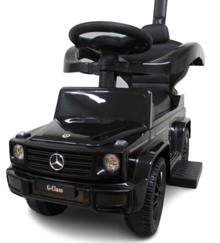 Pchacz Mercedes AMG G350 CZARNY Jeździk, muzyka