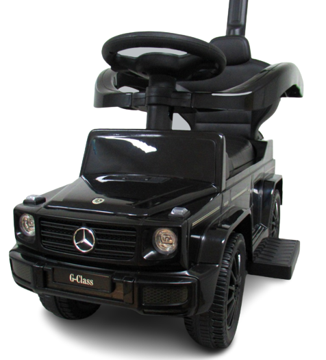 Pchacz Mercedes AMG G350 CZARNY Jeździk, muzyka
