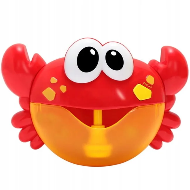 krab do kąpieli robienia piany baniek z melodiami
