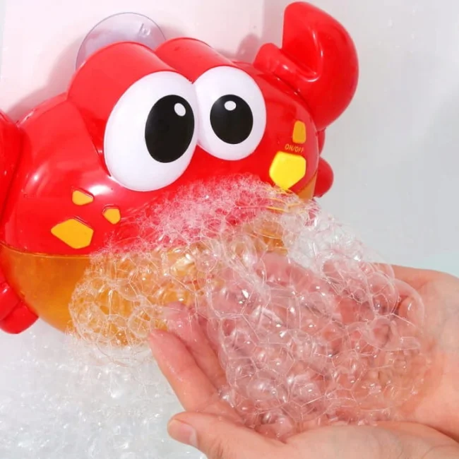 krab do kąpieli robienia piany baniek z melodiami