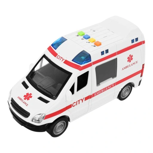 auto ambulans pogotowie ratunkowe karetka otwierane drzwi swiatlo dzwieki