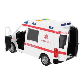 auto ambulans pogotowie ratunkowe karetka otwierane drzwi swiatlo dzwieki