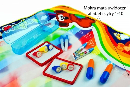 mata wodna do malowania pieczątki xxl 100x80 cm