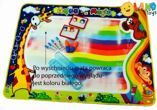 mata wodna do malowania pieczątki xxl 100x80 cm
