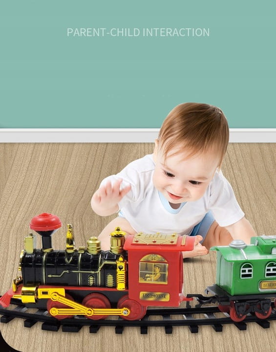 kolejka na baterie elektryczna pociąg świąteczny