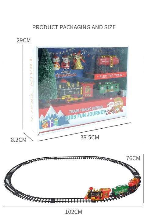 kolejka na baterie elektryczna pociąg świąteczny