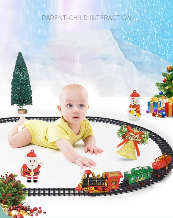 kolejka na baterie elektryczna pociąg świąteczny