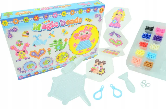 koraliki wodne zestaw magic beads szablony