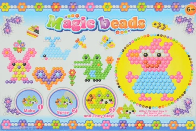 koraliki wodne zestaw magic beads szablony