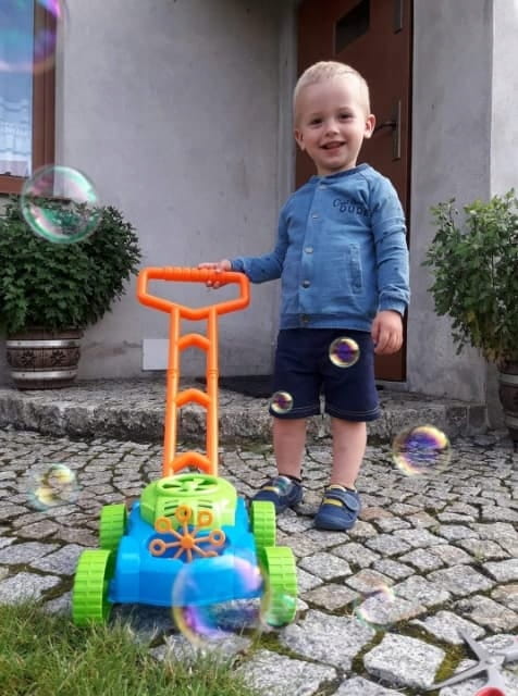 kosiarka na bańki mydlane puszcza bańki