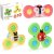 3 przyssawki sensoryczne grzechotka spinner 26-07A