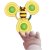 3 przyssawki sensoryczne grzechotka spinner 26-07A