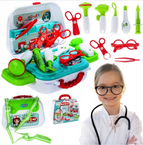 Duży zestaw lekarski mały doktor w walizce torebka Lt234