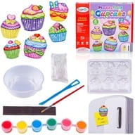 Magnesy babeczki muffinki zrób to sam diy kreatywny zestaw dla dziewczynki Lt315 twojadzidzia4