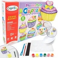Magnesy babeczki muffinki zrób to sam diy kreatywny zestaw dla dziewczynki Lt315 twojadzidzia5