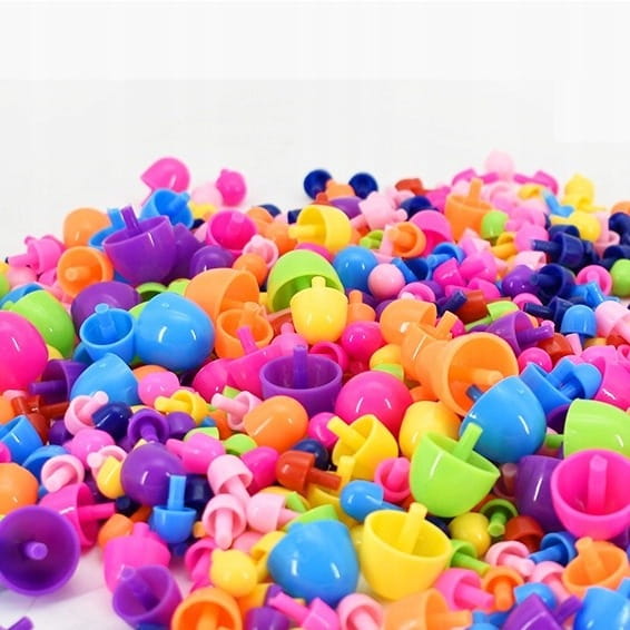 Puzzle 3d układanka Montessori pinezki grzybki DIY gra edukacyjna dla dzieci dziewczynki chłopca 296el Lt2746