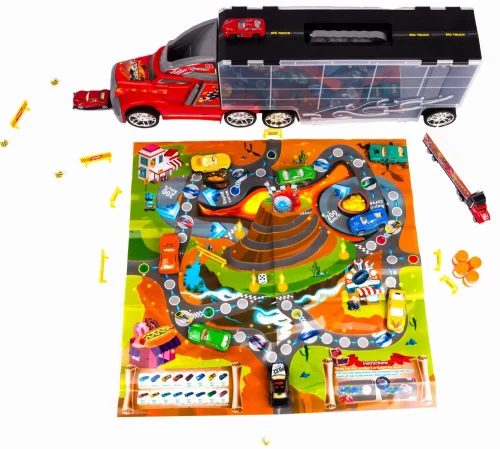 LAWETA Z WYRZUTNIĄ TIR 10 RESORAKÓW WALIZKA NA AUTA