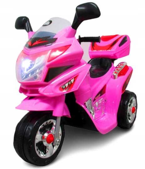 Motor na akumulator dla dziewczynki na trzech kołach