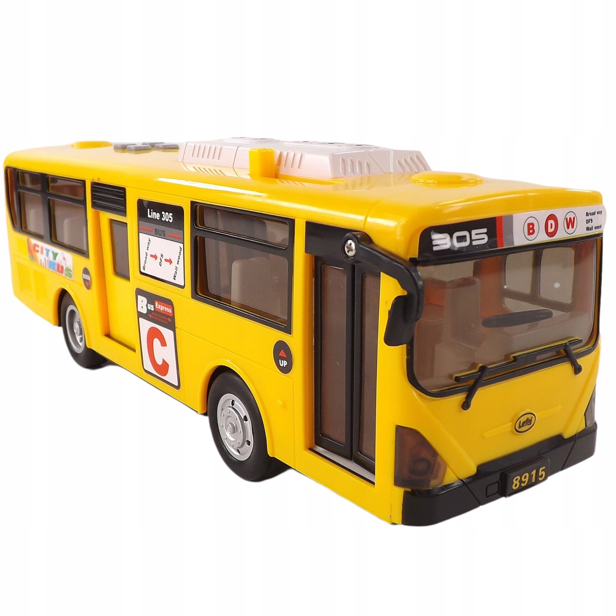 Duży autobus otwierane drzwi dźwięki światła 8915Ż | Sklep internetowy ...
